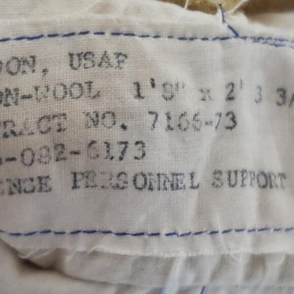 VINTAGE US AIR FORCE GUIDON 127TH CAMS DEFENCE PERSONAL SUPPORT CENTE #7166-73 - Picture 8 of 9